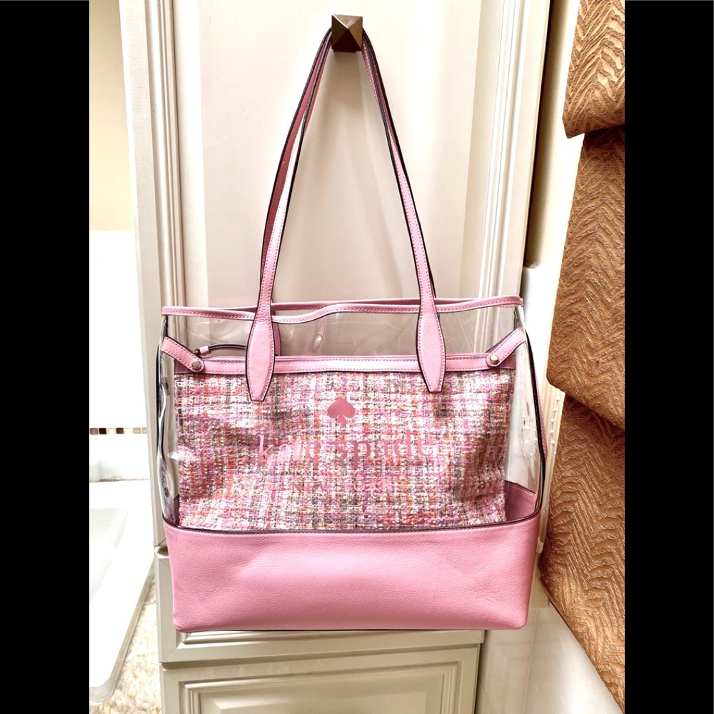 Kate Spade Large Triple Compartment Tote Ash